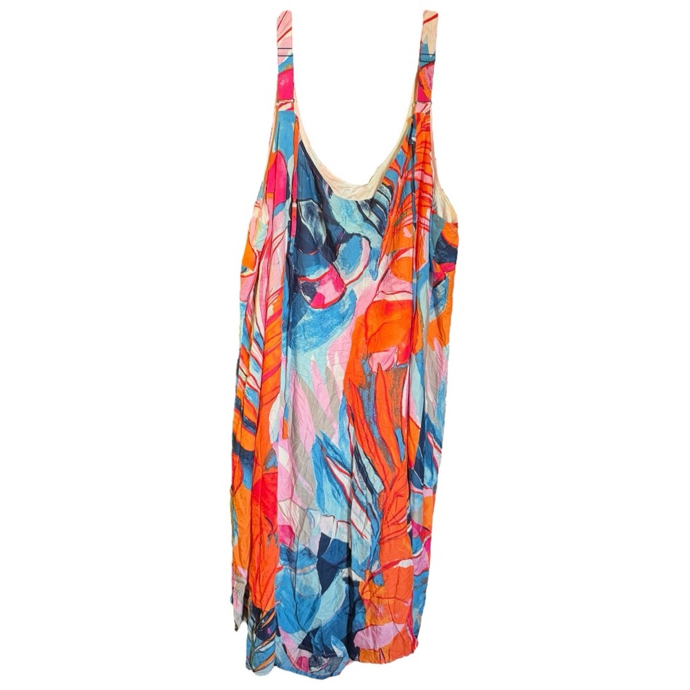 NIC+ZOE NWT Tropical Mirage Colorful Plus Size Summer Dress